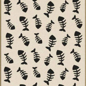 Aurelie Fish Bones Masking Stencil