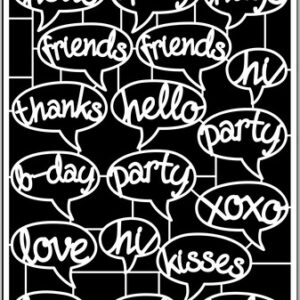 Dutch Doobadoo Dutch Paper Art tekst ballonnen - A5 472.948.040