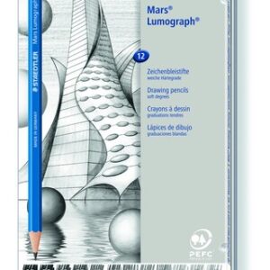 Staedtler Mars Lumograph (schets)potlood set á 12 stuks 100 G12 S