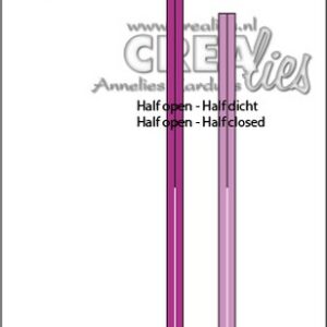 Crealies Fold Open Die half open 10,5cm - 14,5 cm / Xtra04
