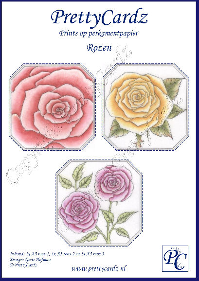 PrettyCardz set Roses