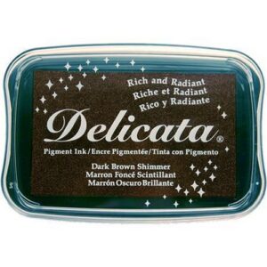 Delicata inktkussen Dark brown shimmer DE-000-354