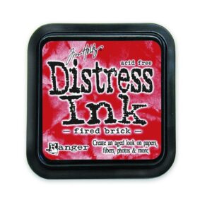 Ranger Distress Inks pad - fired brick stamp pad TIM20202 Tim Holtz