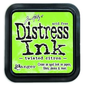 Ranger Distress Inks pad - twisted citron TIM43294 Tim Holtz