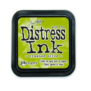 Ranger Distress Inks pad - crushed olive stamp pad TIM27126 Tim Holtz