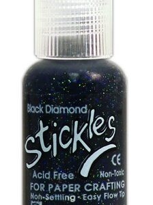 Ranger Stickles Glitter Glue 15ml - black diamond SGG15123