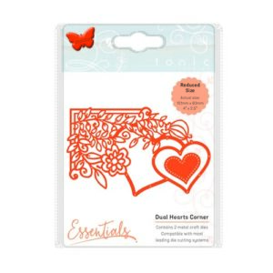 Tonic Studios Die fanciful floral - duel hearts 1538E