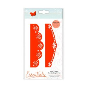 Tonic Studios Die rounded strip - stars & shells 1604E