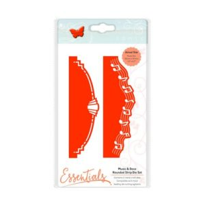 Tonic Studios Die rounded strip - music & deco 1605E