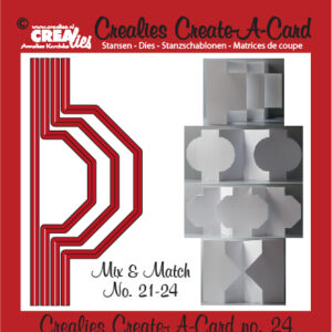 Crealies Create A Card no. 24 stans voor kaart 14,5 x 6,5 cm / CCAC24