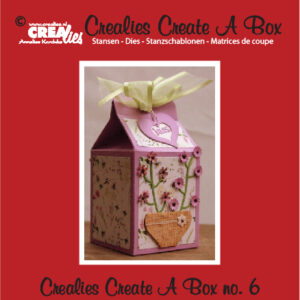 Crealies Create A Box no. 6 milk carton 14,0 x 16,2 cm / CCAB06
