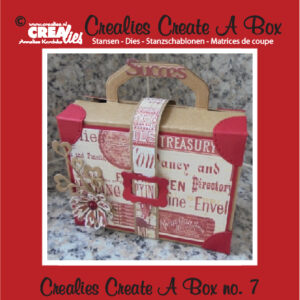 Crealies Create A Box no. 7 Suitcase 14,6 x 15,3 cm / CCAB07