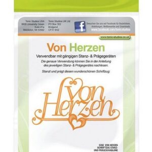 Tonic Studios Die - Text Von Herzen (DE) 535E