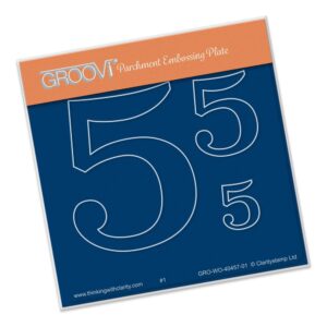 Groovi Plate A6 Open Number 5