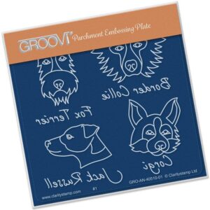 Groovi Plate A6 Dog Breeds
