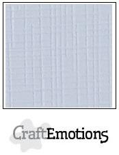 CraftEmotions linnenkarton 10 vel klassiek wit LHC102 A4 250gr