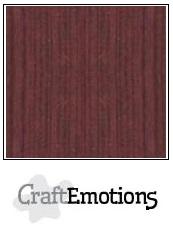 CraftEmotions linnenkarton 10 vel mahoniebruin LHC-78 A4 250gr