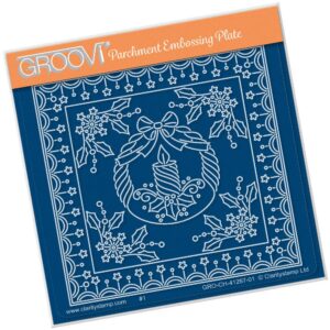Groovi Plate A6 TINA'S CHRISTMAS CANDLE PARCHLET