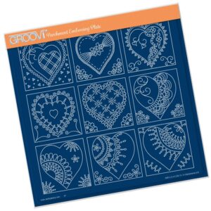 LINDA'S HEART SAMPLER   A4 square
