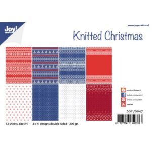 Paperset -Design Knitted Christmas 0647
