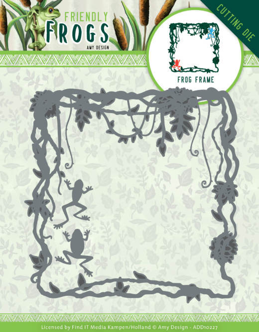 Dies - Amy Design - Friendly Frogs - Frog Frame