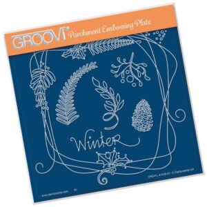 Groovi Plate A5 BARBARA'S ENTWINED WREATH - WINTER 41436