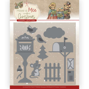 Dies - Yvonne Creations - Have a Mice Christmas - Christmas Mouse Letters 10251
