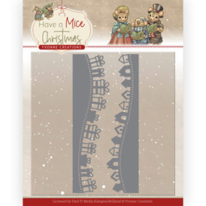 Dies - Yvonne Creations - Have a Mice Christmas - Christmas Gift Borders 10250