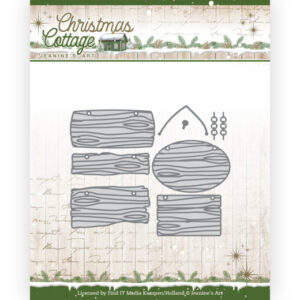 Dies - Jeanine's Art - Christmas Cottage - Wooden Sign Boards 10141