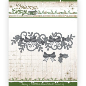 Dies - Jeanine's Art - Christmas Cottage - Christmas Swirl Border 10138