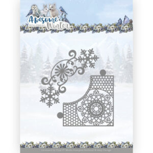 Dies - Amy Design - Awesome Winter - Winter Lace Corner 10258