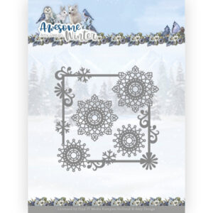 Dies - Amy Design - Awesome Winter - Winter Swirl Square 10256