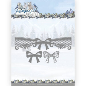 Dies - Amy Design - Awesome Winter - Winter Lace Bow 10254