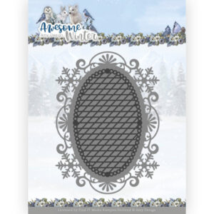 Dies - Amy Design - Awesome Winter - Winter Lace Oval 10253
