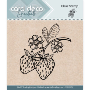 Card Deco Essentials - Clear Stamps - Aardbeien