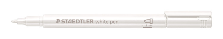 Staedtler Metallic pen wit