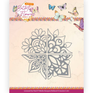 Dies - Jeanine's Art - Perfect Butterfly Flowers - 4-in-1 Corner 10151