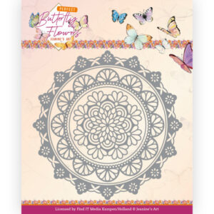 Dies - Jeanine's Art - Perfect Butterfly Flowers - Mandala Circle 10146