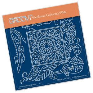 CAT BACK A6 SQUARE GROOVI BABY PLATE 40507