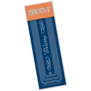 WELCOME PLAQUE GROOVI SPACER PLATE 40684