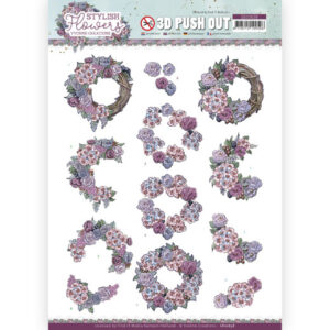 3D Push Out - Yvonne Creations - Stylisch Flowers - Romantic Roses 10638