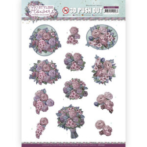 3D Push Out - Yvonne Creations - Stylisch Flowers - Flower Arrangement 10636
