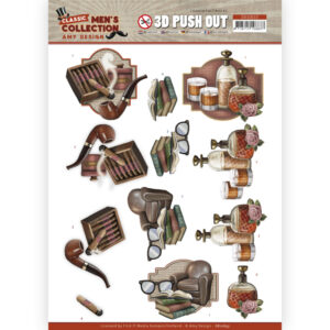 3D Push Out - Amy Design Classic men's Collection - Relaxing 10633