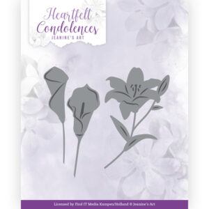 Dies - Amy Design - Jeanine's Art - Heartfelt Condolences - Lily 10155