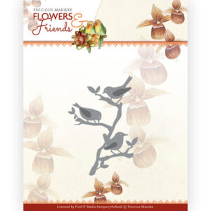 Dies - Precious Marieke - Flowers and Friends - Birds on a Branch 10235