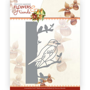 Dies - Precious Marieke - Flowers and Friends - Birds Edge 10230