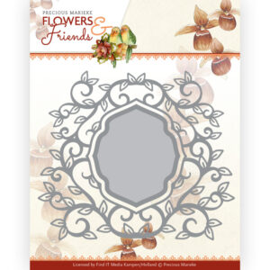Dies - Precious Marieke - Flowers and Friends - Circle of Leaves 10229