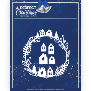 Dies - Jeanine's Art - A Perfect Christmas - Christmas Houses Wreath 10160