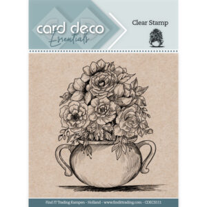 Card Deco Essentials Clear Stamps - Urban Flowers