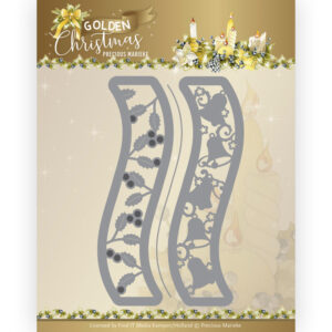 Dies - Precious Marieke - Golden Christmas - Christmas Bell Border 10238